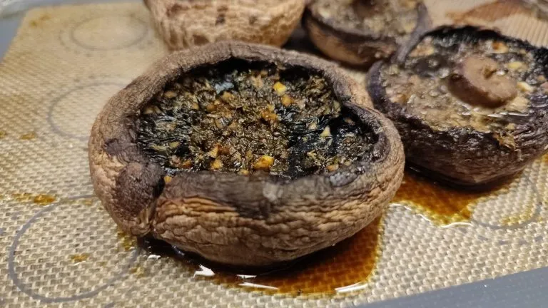 Funghi al forno con aceto balsamico