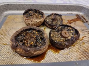 Funghi al forno con aceto balsamico