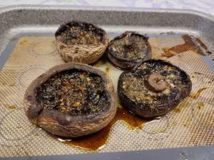 Funghi al forno con aceto balsamico